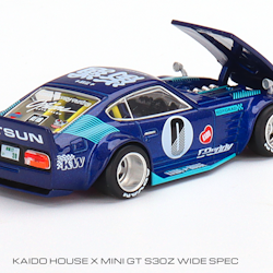 Skala 1/64 -  Datsun KAIDO Fairlady Z Blue (KHMG024) KAIDO fr MINI GT