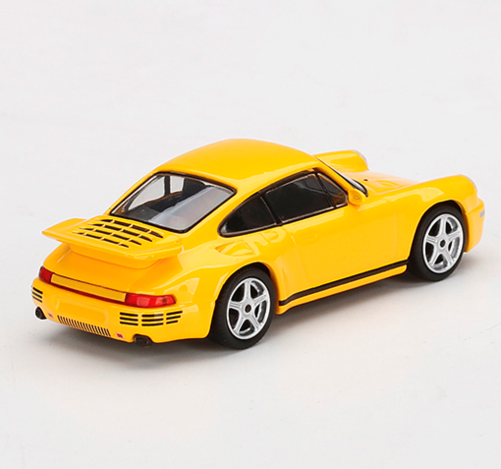 Skala 1/64 - RUF CTR Anniversary Blossom Yellow (Porsche 911) fr MINI GT