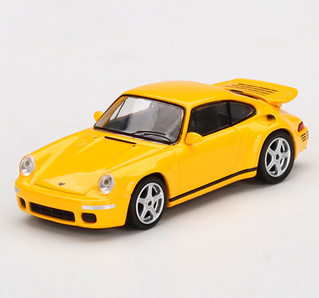 Skala 1/64 - RUF CTR Anniversary Blossom Yellow (Porsche 911) fr MINI GT