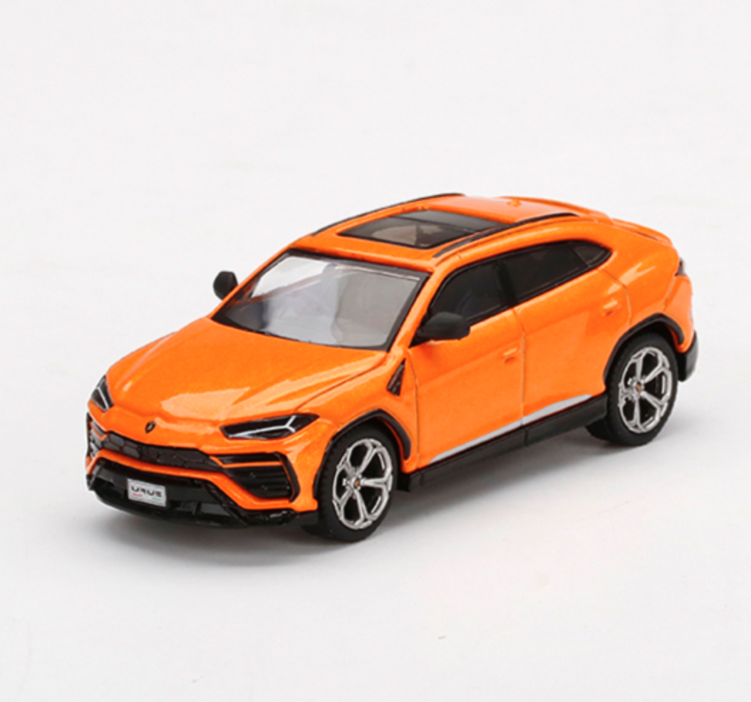 Skala 1/64  Lamborghini Urus, Arancio Borealis fr MINI GT