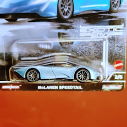 Skala 1/64 Hot Wheels Premium, "Exotic Envy" - McLaren Speedtail