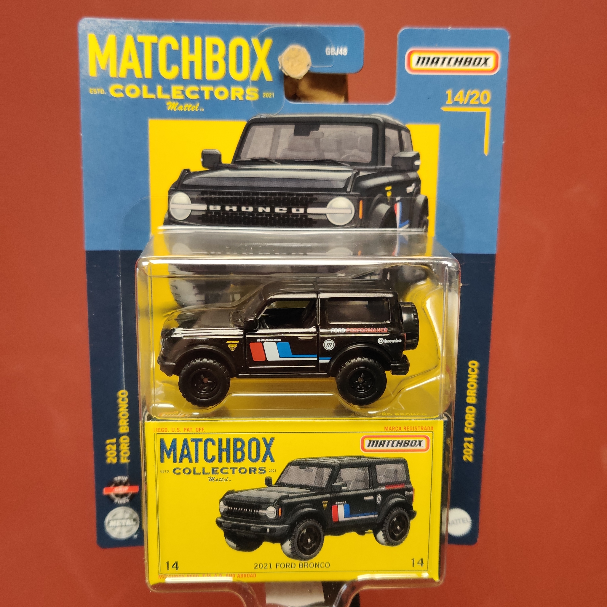 Skala 1/64 MATCHBOX - Collectors - Ford Bronco 2021
