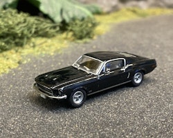 Skala 1/87 - Ford Mustang Fastback, Black, fr Brekina