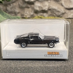 Skala 1/87 - Ford Mustang Fastback, Black, fr Brekina