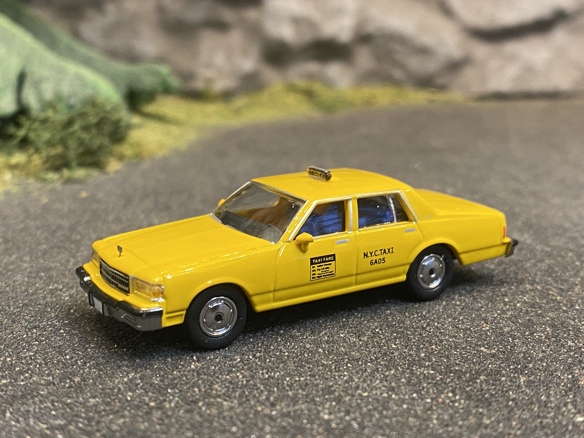 Skala 1/87 - Chevrolet Caprice, New York Cab, TAXI fr Brekina