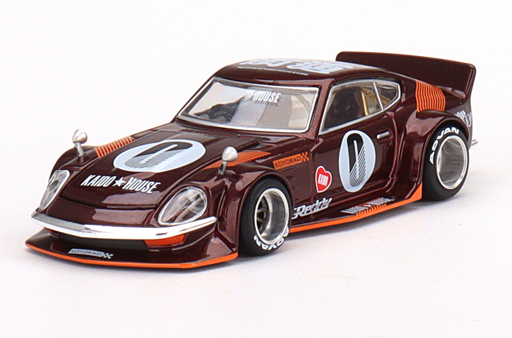 Skala 1/64 - Datsun KAIDO Fairlady Z, Dark Red (KHMG023) KAIDO fr MINI GT