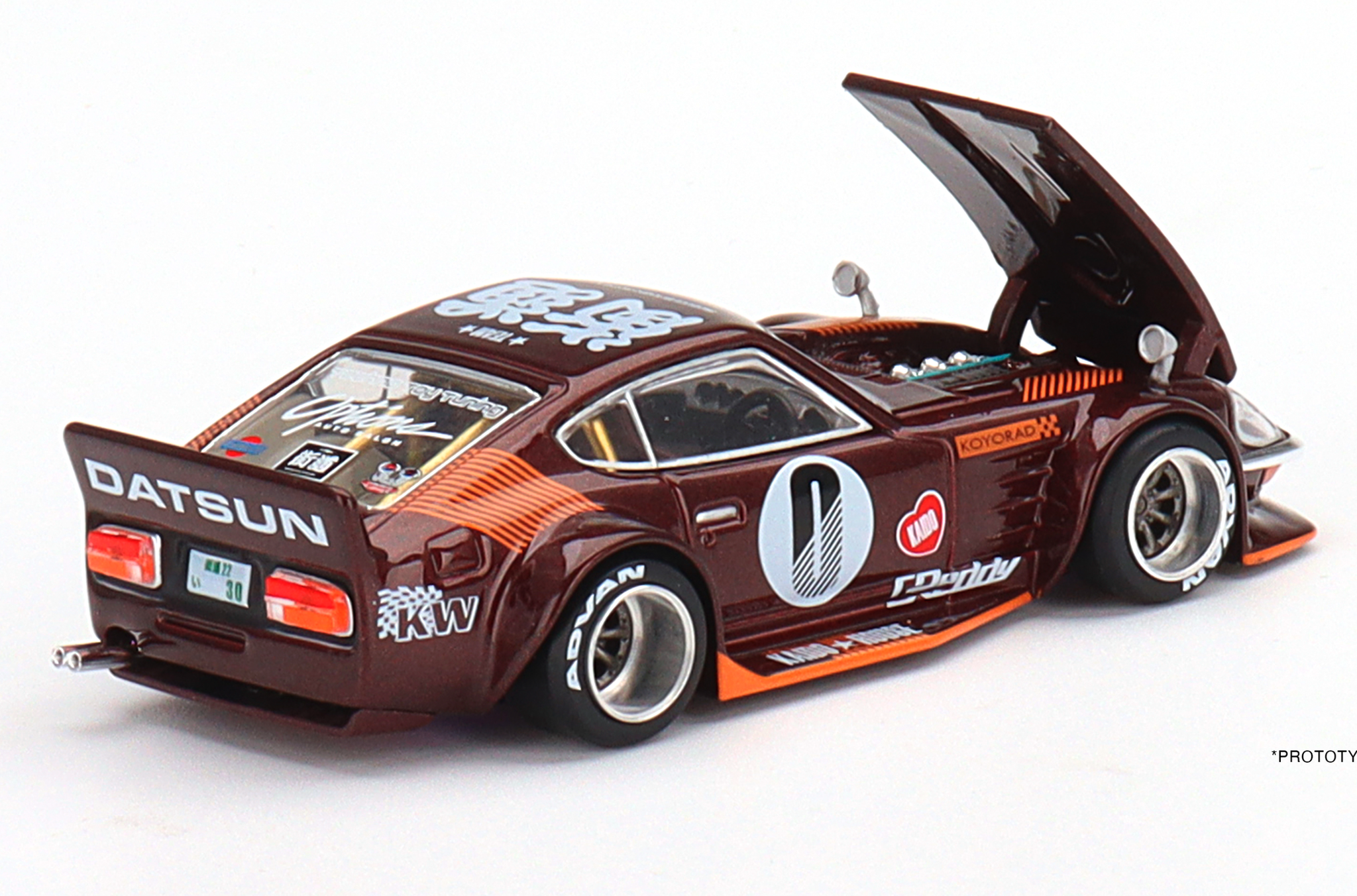 Skala 1/64 - Datsun KAIDO Fairlady Z, Dark Red (KHMG023) KAIDO fr MINI GT
