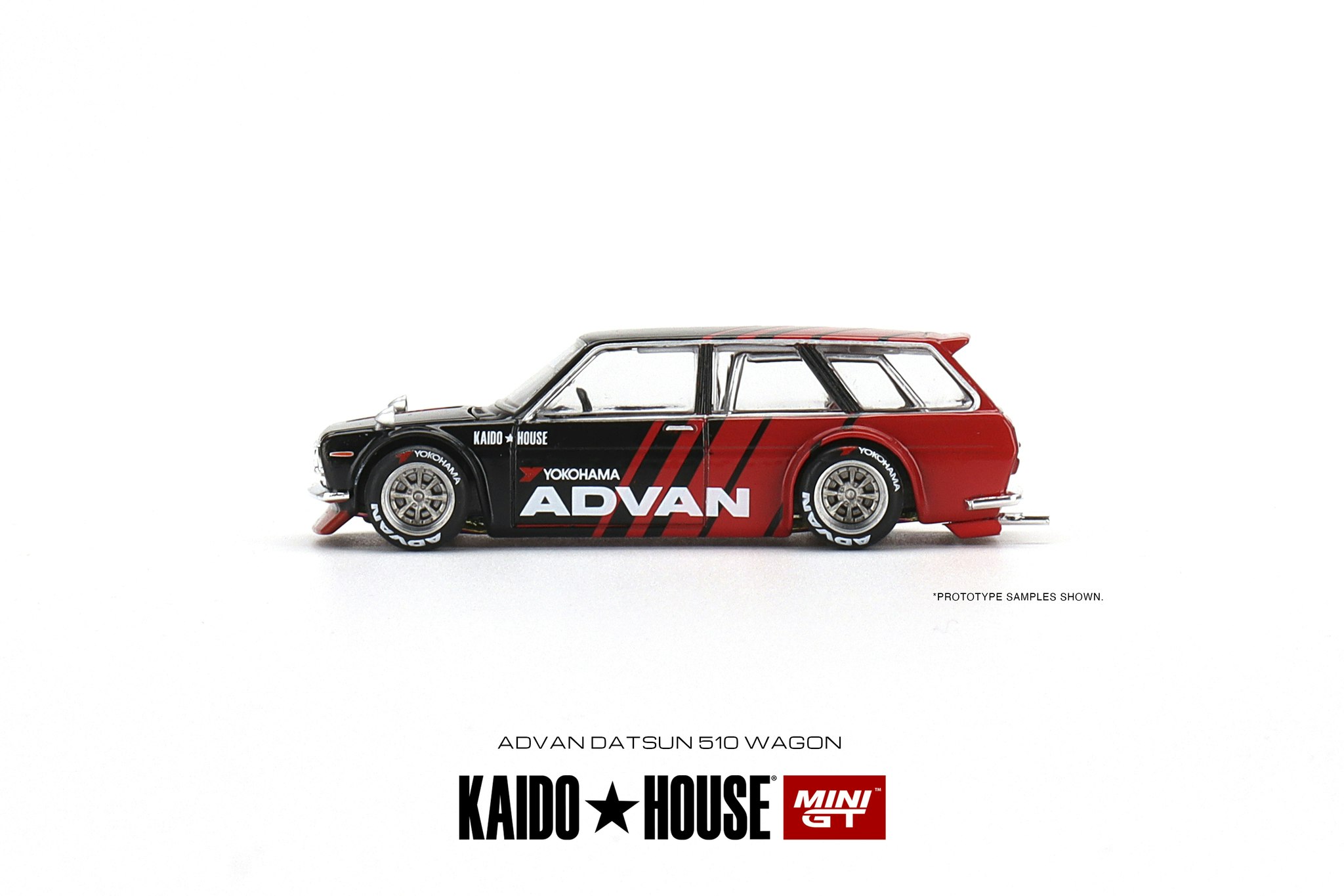 Skala 1/64 - Datsun KAIDO 510 Wagon ADVAN (KHMG033) KAIDO fr MINI GT