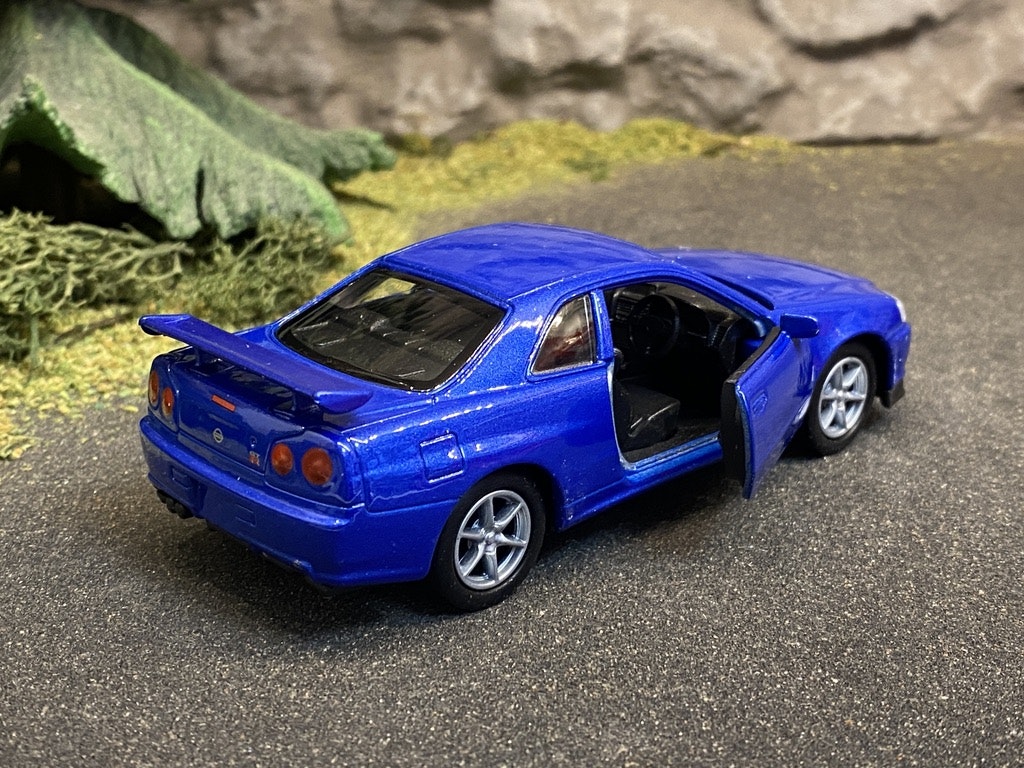 Skala 1/36 Nissan Skyline GT-R R34 från Nex models / Welly