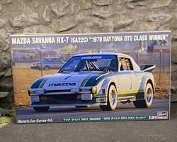 Skala 1/24 Mazda Savanna RX-7 (SA22C) 79' Daytona GTU Class Winner fr Hasegawa