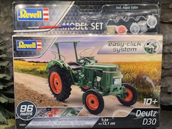 Scale 1/24 Deutz D30, Building model with brush paint & glue from Revell