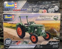 Scale 1/24 Deutz D30, Building model with brush paint & glue from Revell