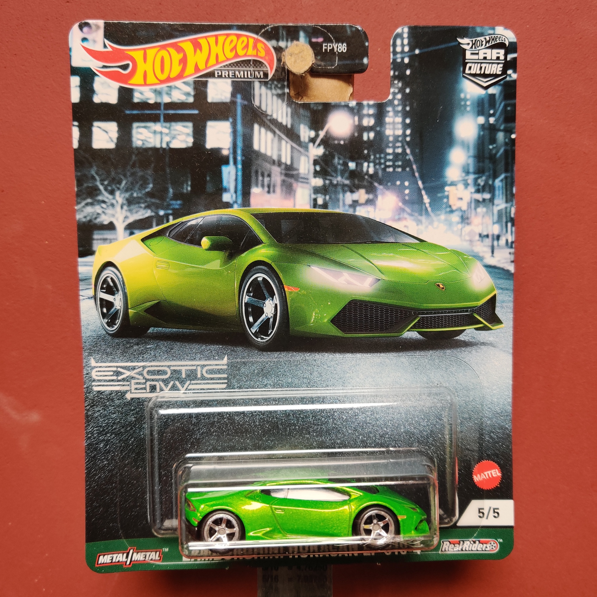 Skala 1/64 Hot Wheels PREMIUM - Lamborghini Huracán LP 610-4