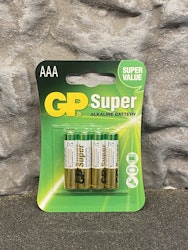 GP Super Alkaline battery 1,5v "Super Value" - AAA LR03 4-pack