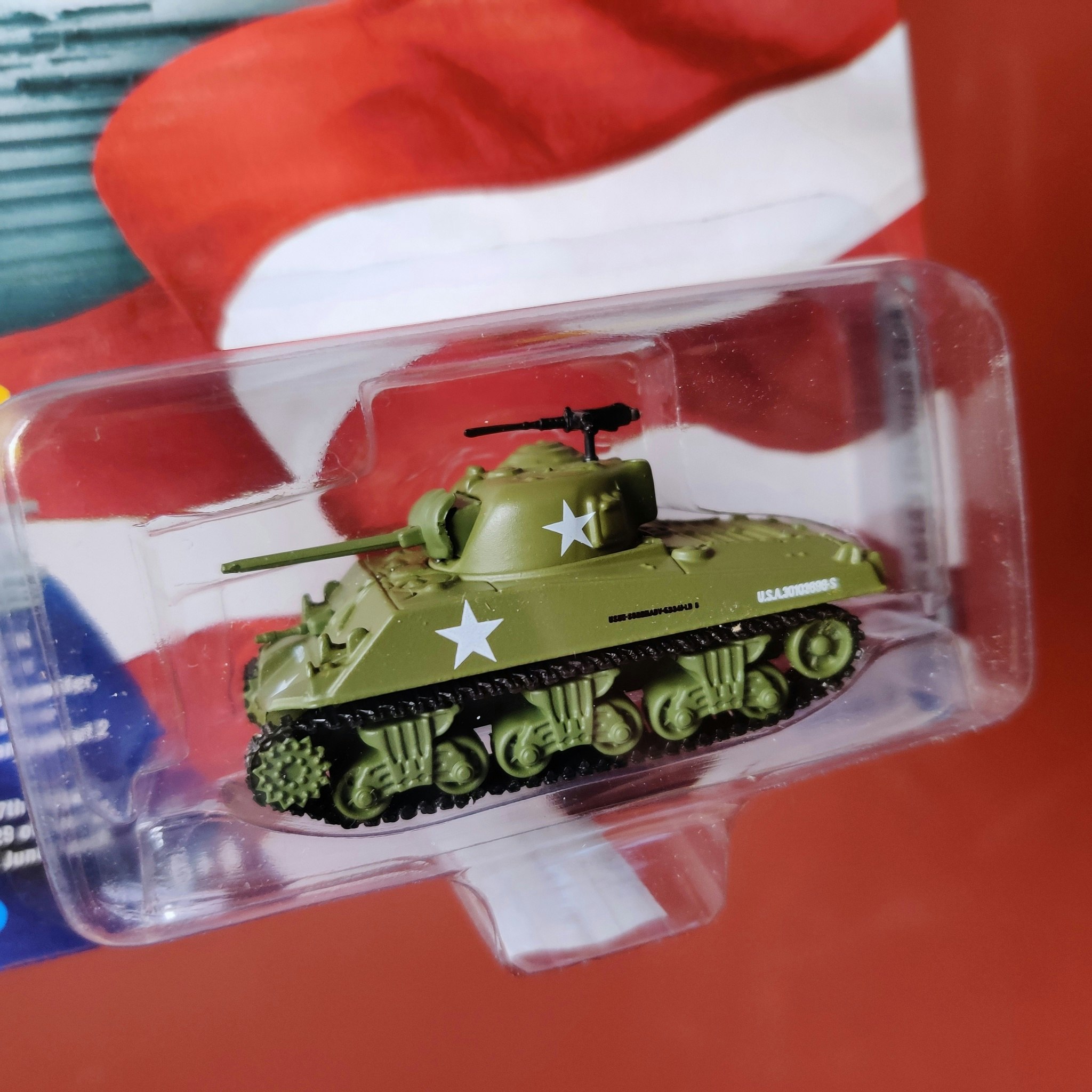 Scale 1/64 (1/87) - WWII M4A3 Sherman Tank for Johnny Lightning