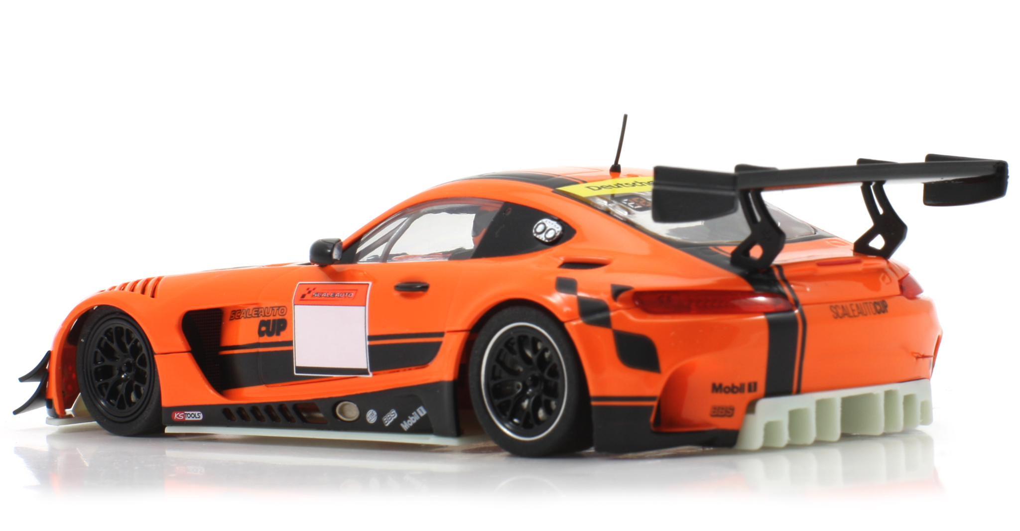 Scale 1/32 Scaleauto Building Kit of Analog Slotcar: MB-A GT3, Anglewinder In-Flex Chasis