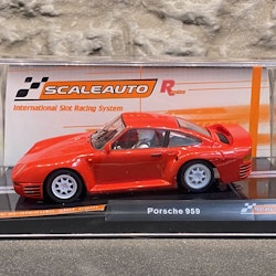 Skala 1/32 Scaleauto Analog Bil t Bilbana: Porsche 959 Street Car Red - Racing AW