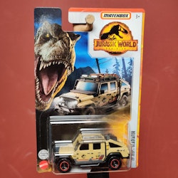 Skala 1/64 Matchbox: Jeep Gladiator 2019 "Jurassic World"