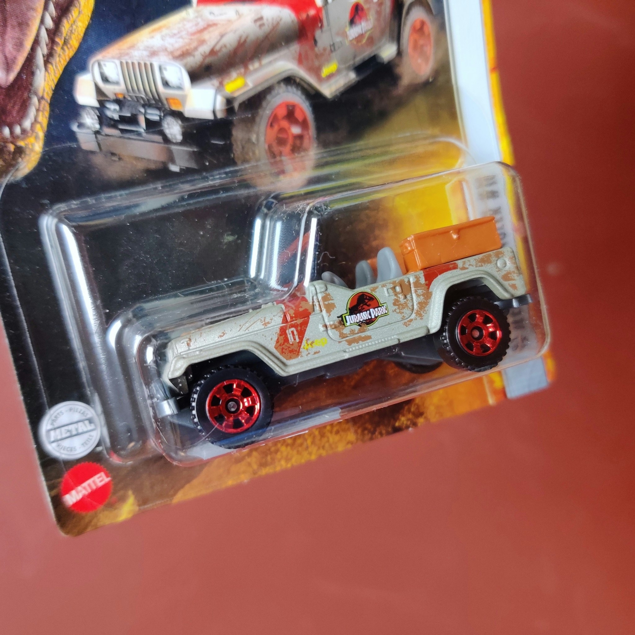 Skala 1/64 Matchbox: Jeep Wrangler #10 1993 "Jurassic World"