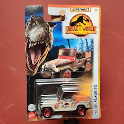 Skala 1/64 Matchbox: Jeep Wrangler #10 1993 "Jurassic World"