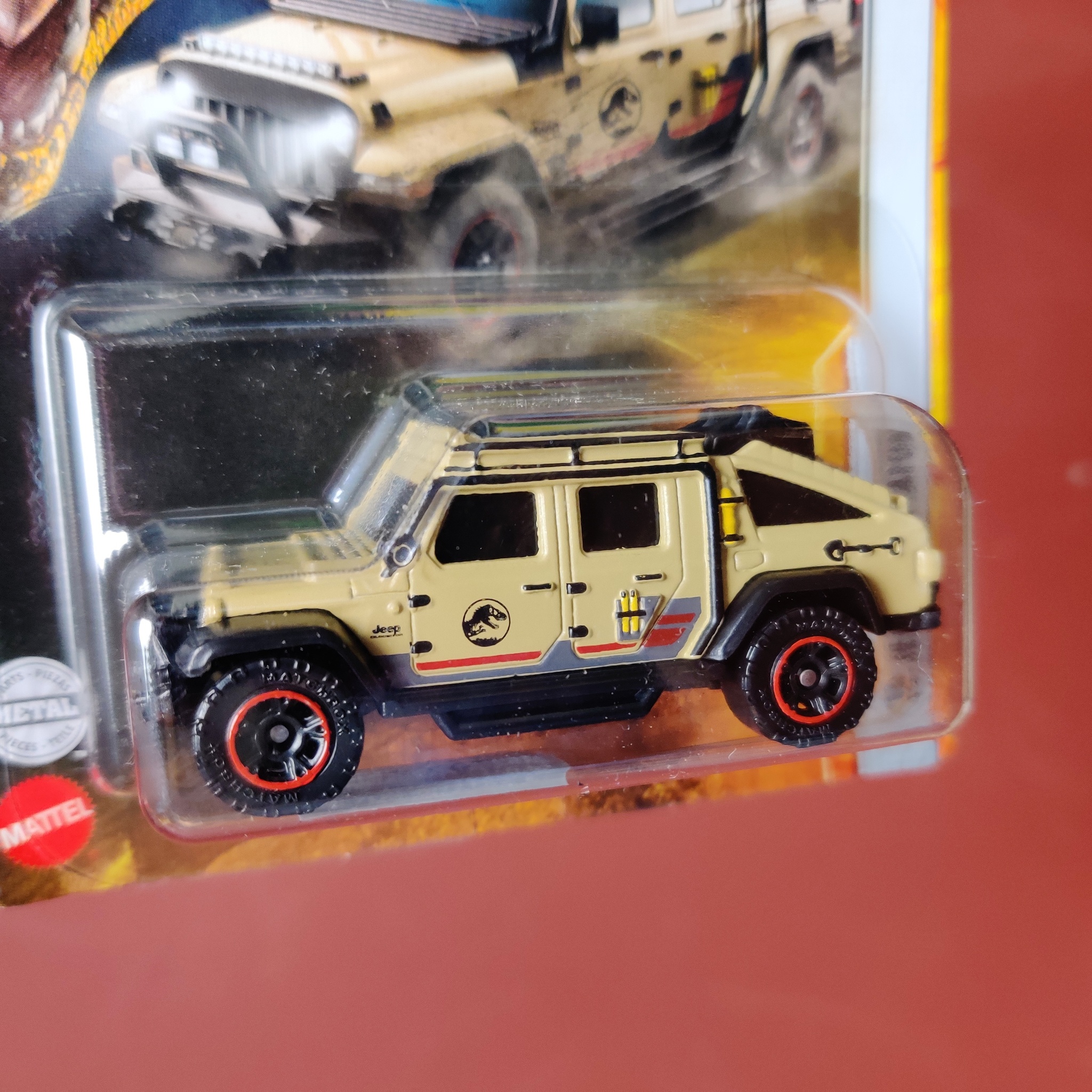 Skala 1/64 Matchbox: Jeep Gladiator 2019 "Jurassic World"