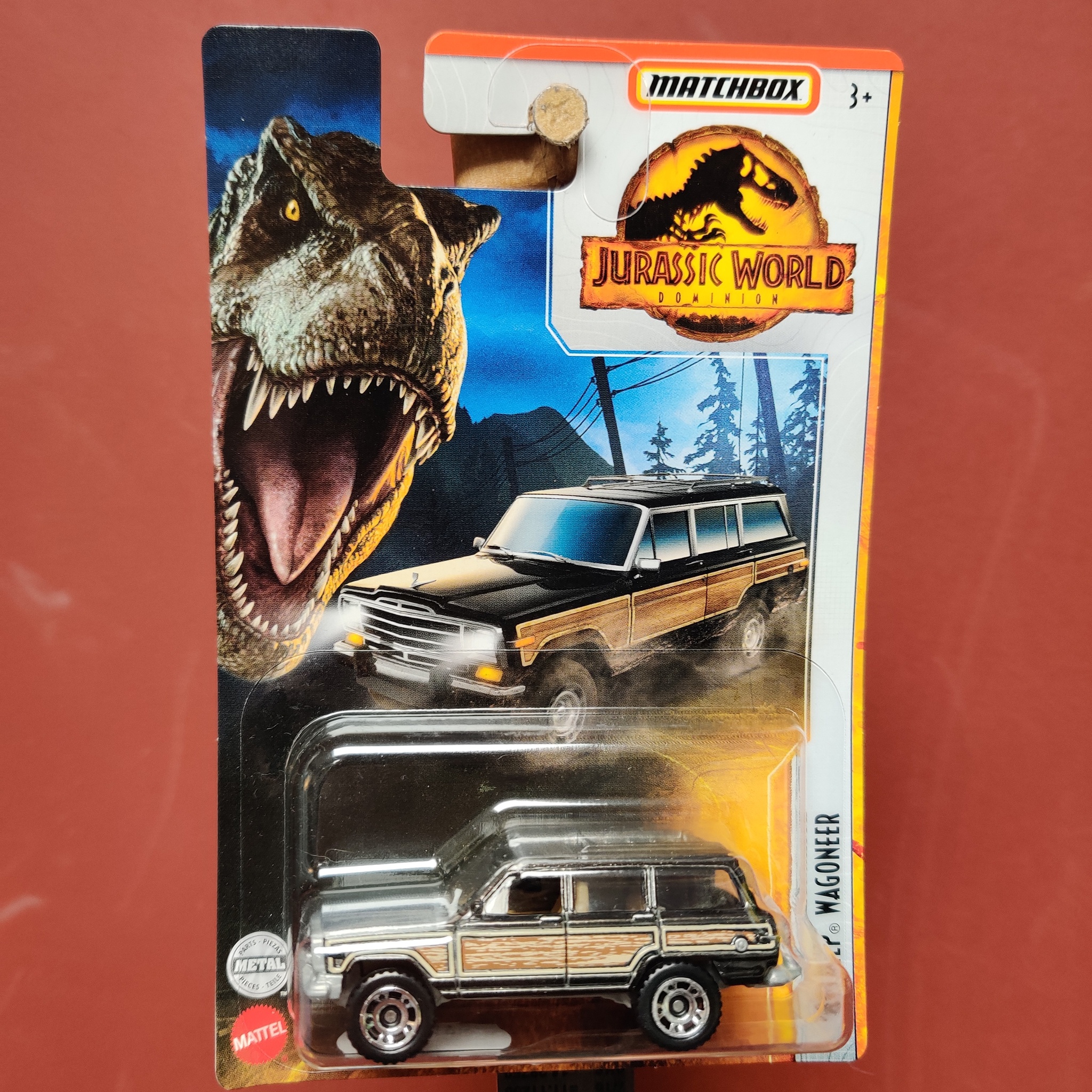 Skala 1/64 Matchbox: Jeep Wrangler 1989 "Jurassic World"