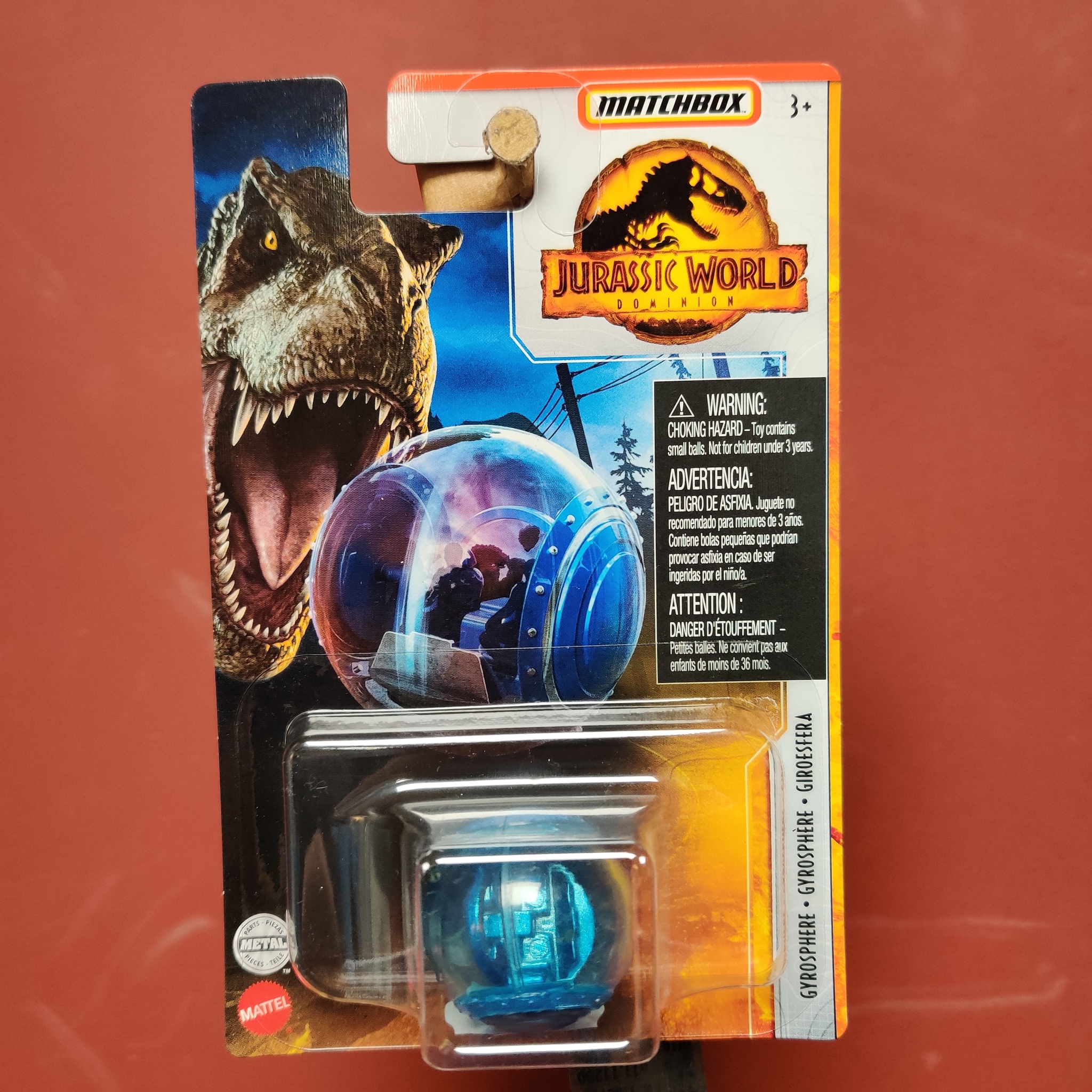 Skala 1/64 Matchbox: Gyrosphere "Jurassic World"