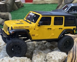 Skala 1/24 Mini-Z 4X4 MX-01 Jeep Wrangler Rubicon Yellow (KT531P)