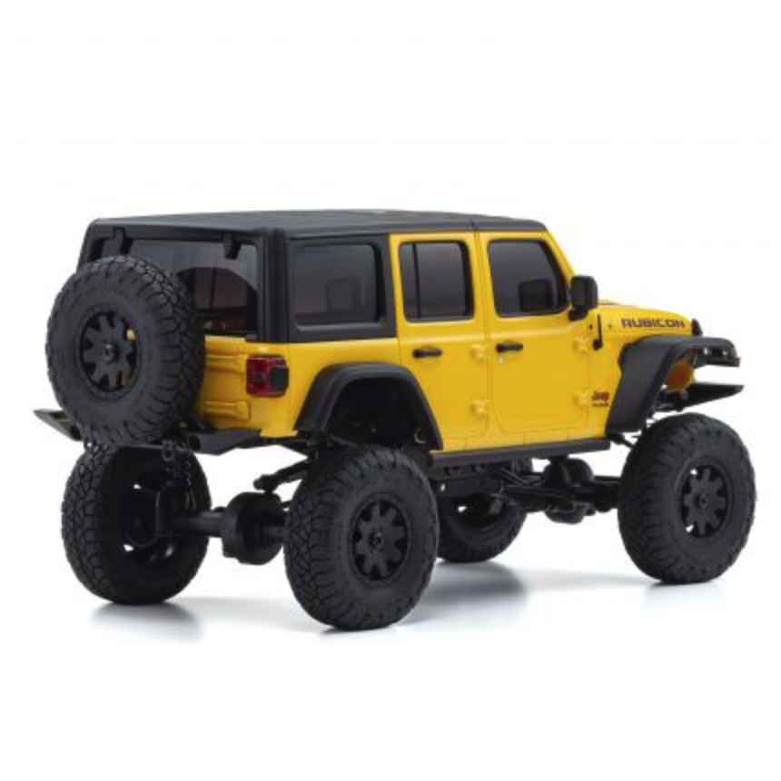 Skala 1/24 Mini-Z 4X4 MX-01 Jeep Wrangler Rubicon Yellow (KT531P) fr Kyosho
