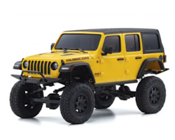 Skala 1/24 Mini-Z 4X4 MX-01 Jeep Wrangler Rubicon Yellow (KT531P) fr Kyosho