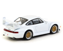 Skala 1/64 Porsche 911 GT2 White fr Schuco + Tarmac Works - COLLAB64