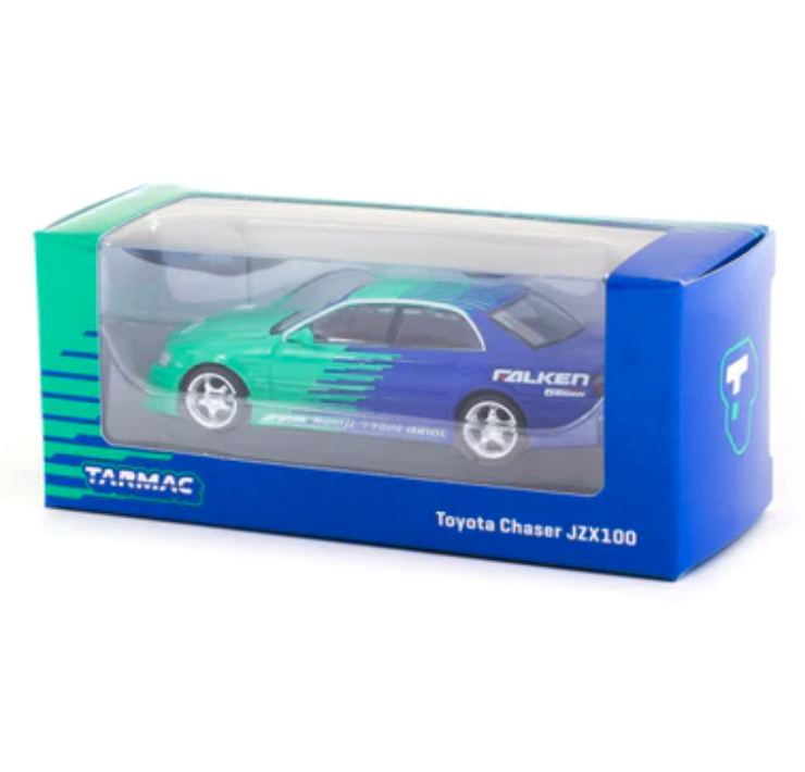 Scale 1/64 Toyota Chaser JZX 100 - Falken fr Tarmac Works - GLOBAL64