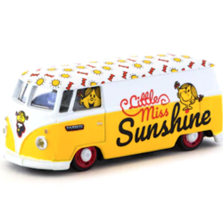 Skala 1/64 VW Type II (T1) Panel Van Mr. Men & Little Miss fr Tarmac Works + Schuco