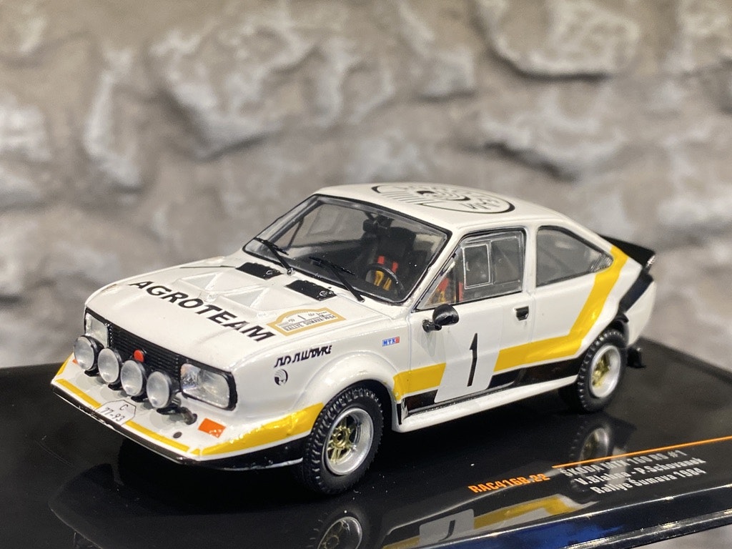 Skala 1/43 Škoda MTX 160 RS, #1 Rally Sumava, V.Blahna/P.Schovanek, 84 fr IXO Models