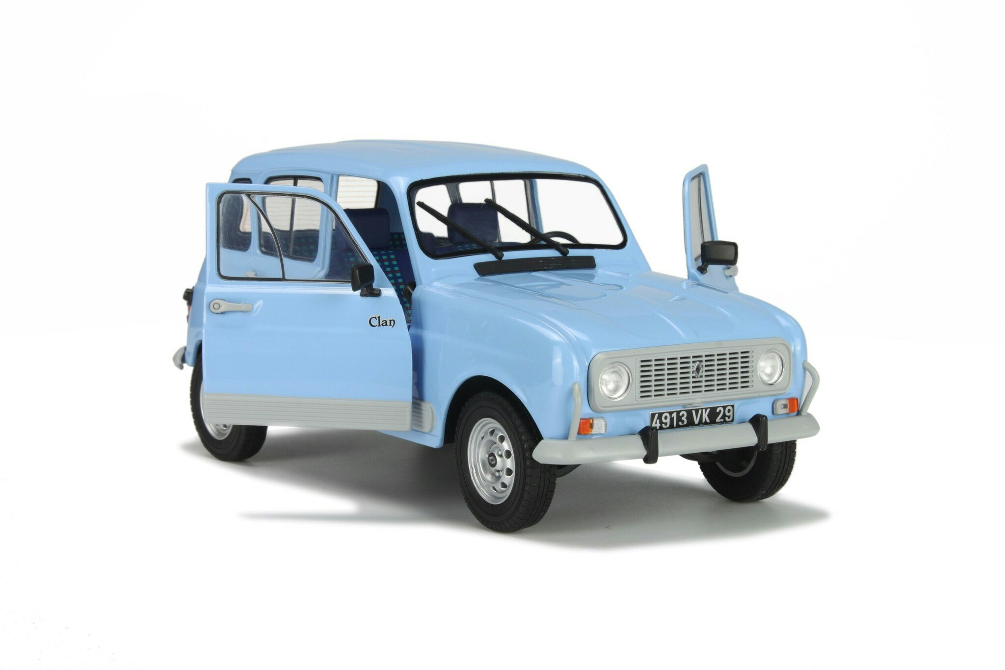 Scale 1/18 RENAULT 4L CLAN – JACINTHE – 1978, Light blue, fr Solido