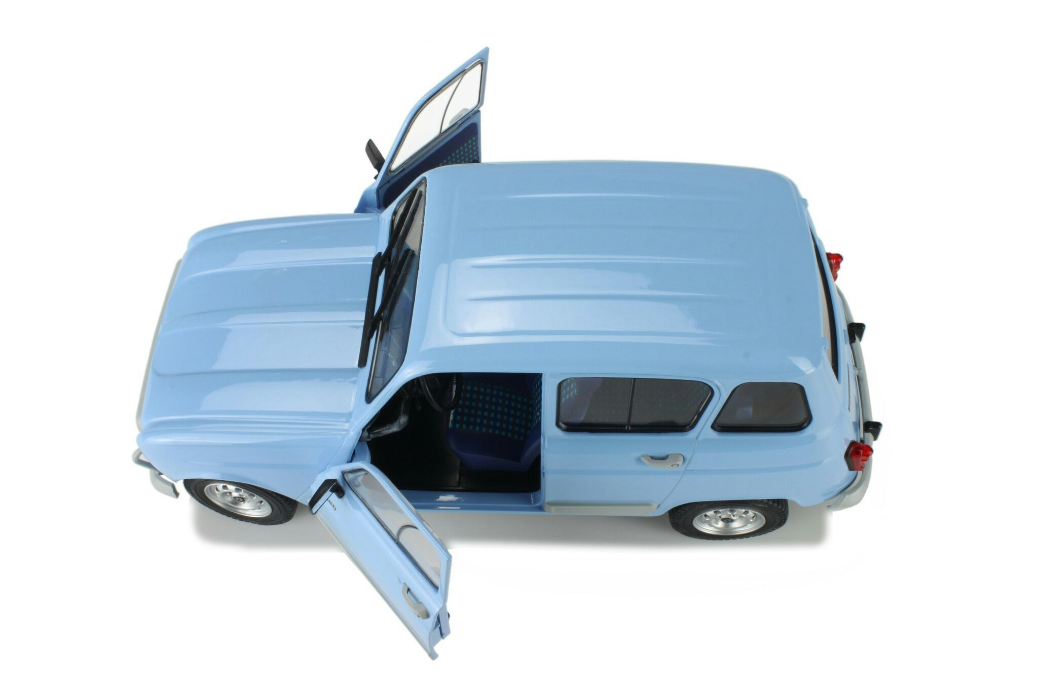 Scale 1/18 RENAULT 4L CLAN – JACINTHE – 1978, Light blue, fr Solido