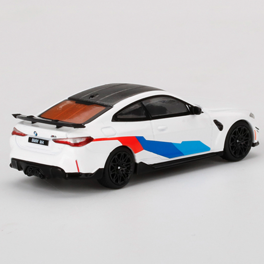 Skala 1/64 BMW M4 M-Performance (G82) Alpine White fr Mini GT