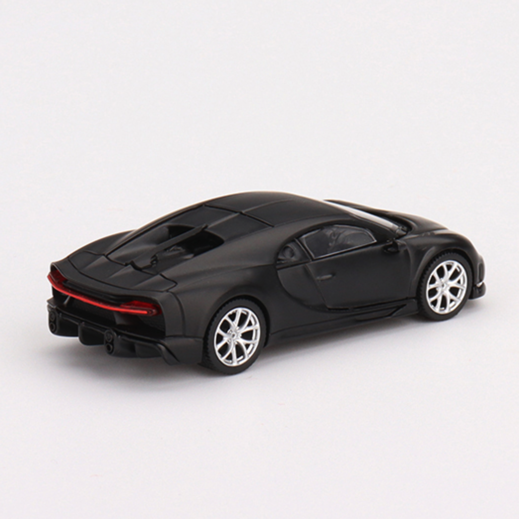 Scale 1/64 Bugatti Chiron Super Sport 300+ Matte Black for MINI GT