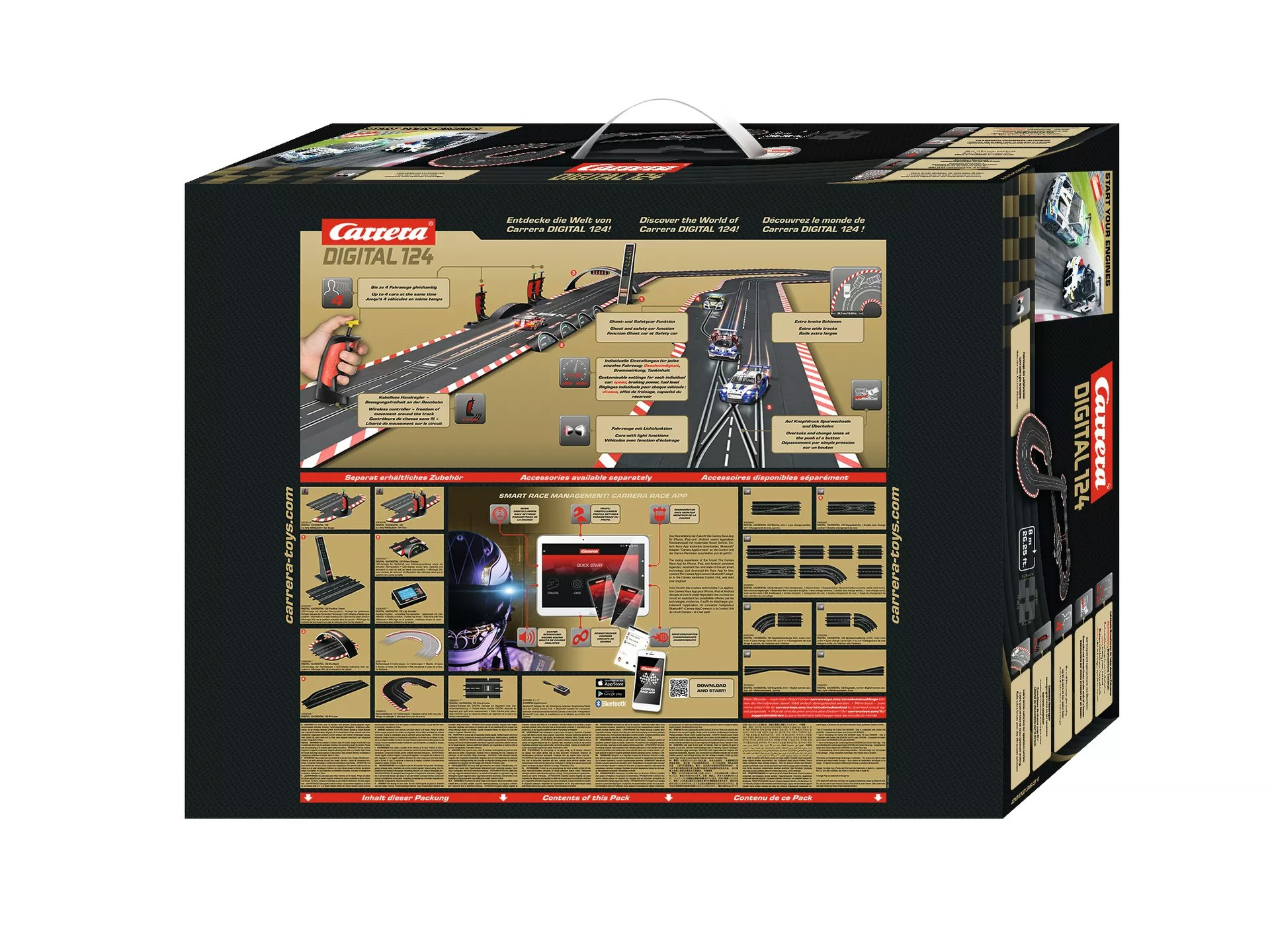 Scale 1/24 Digital Slot Racing Set for Carrera: Start Your Engine