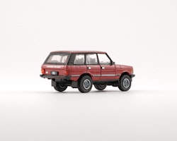 Skala 1/64 1992 Range Rover Classic LSE, Red LHD w off road tires.fr BM Creations