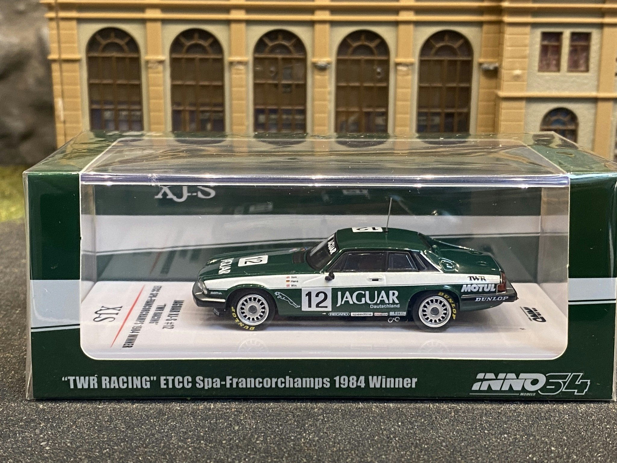 Scale 1/64 Jaguar XJ-S, TWR Racing ETCC Spa-Francorchamps 1984 Winner fr Inno64