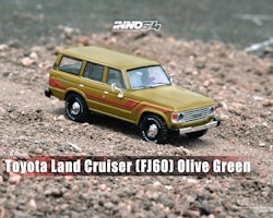 Skala 1/64 Toyota Land Cruiser FJ60, Olive green fr Inno64