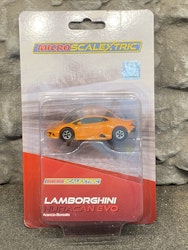 Scale 1/64 MicroScalextric slotcar: Lamborghini Huracán Evo