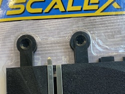 Skala 1/32 Adapterskenor mellan Klassiska Scalextric till Scalextric Sport (C8222) 175mm