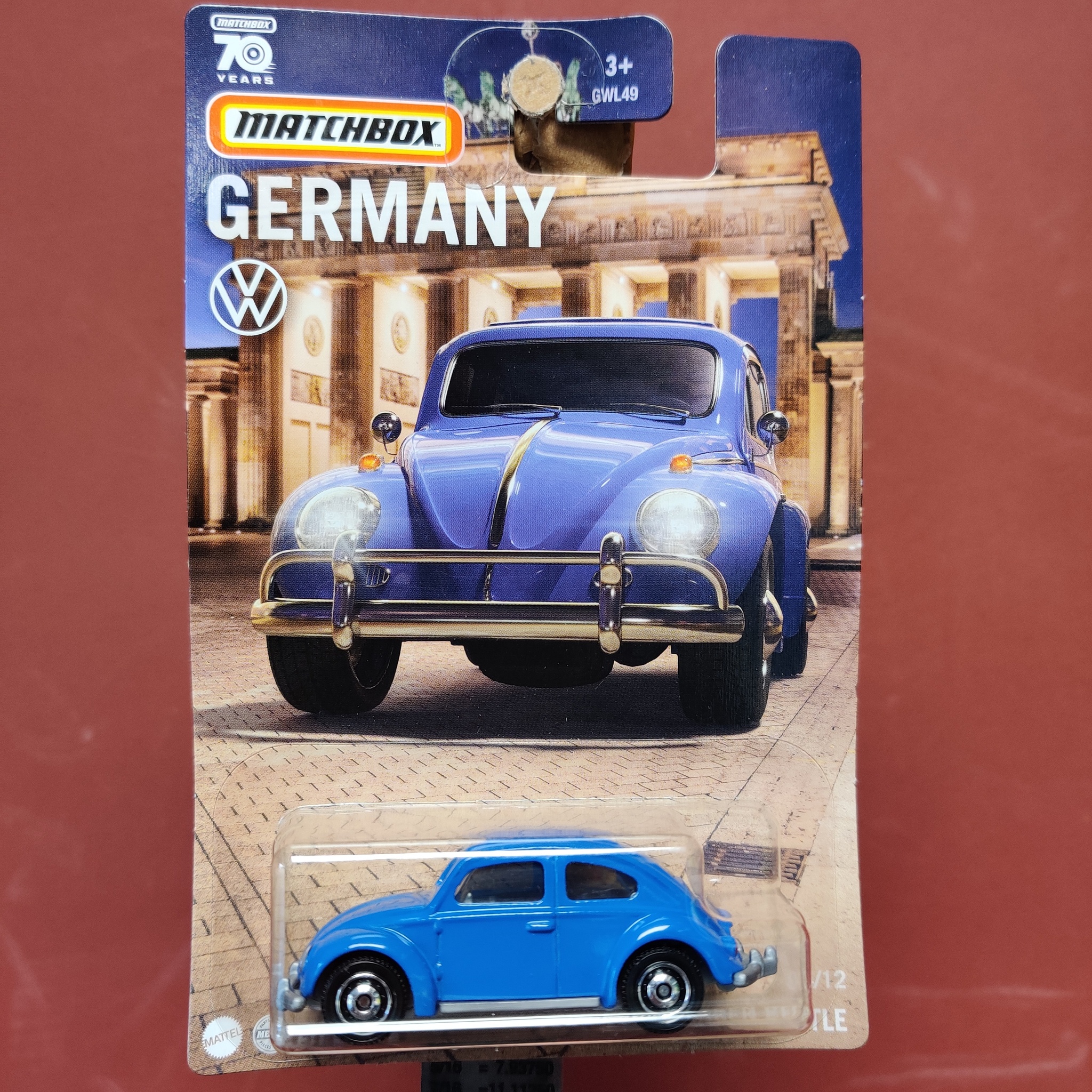 Skala 1/64 MATCHBOX - Germany - Volkswagen Beetle 1962
