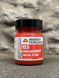 Zero Paints, akrylfärg flaska 60ml: Massey Ferguson röd, Farm Machinery ZP-1360