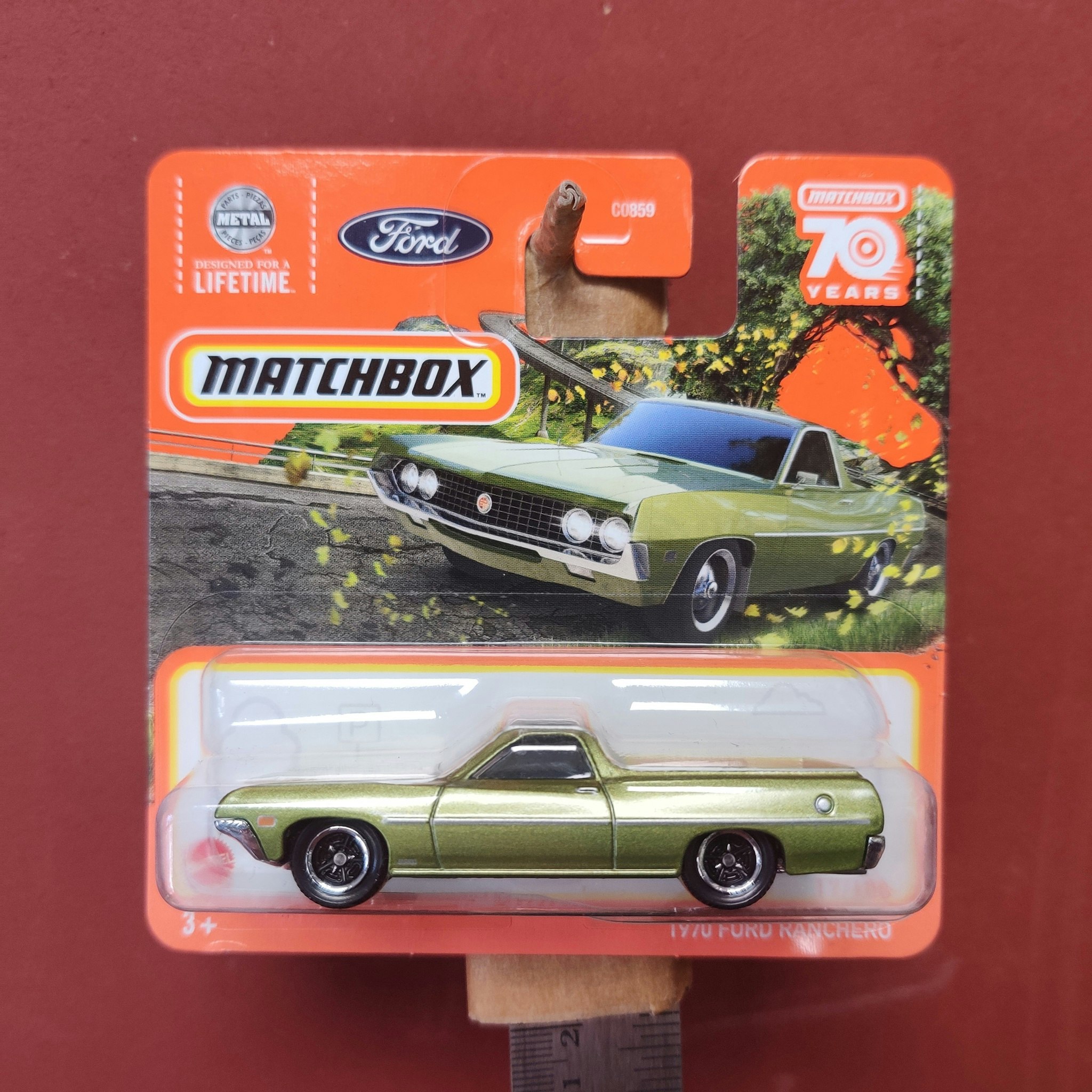 Skala 1/64 Matchbox 70-years - Ford Ranchero 1970