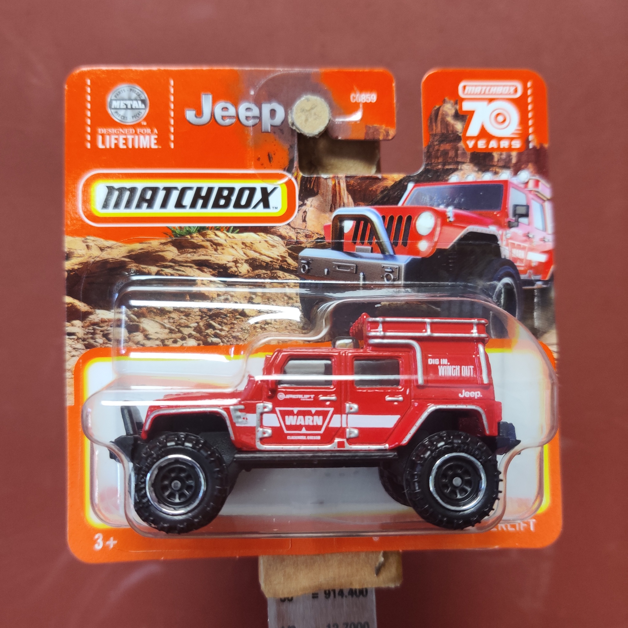Skala 1/64 Matchbox 70 years - Jeep Wrangler Superlift