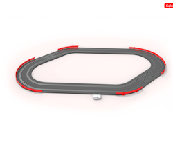 Scale 1/24 Digital Slotracing Track fr SCX: RALLY CROSS