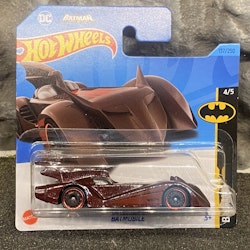 Skala 1/64, Hot Wheels "BATMAN": Batmobile (röd metalic)